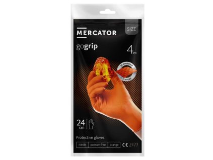 MERCATOR GOGRIP ORANGE jednorázové rukavice