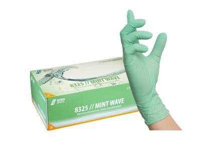 NITRAS MINT WAVE 8325 jednorázové rukavice