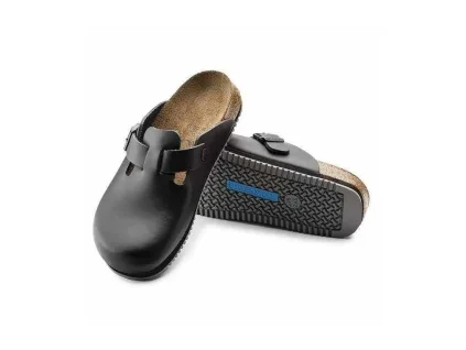 BIRKENSTOCK BOSTON SUPER GRIP nazouvák, černý