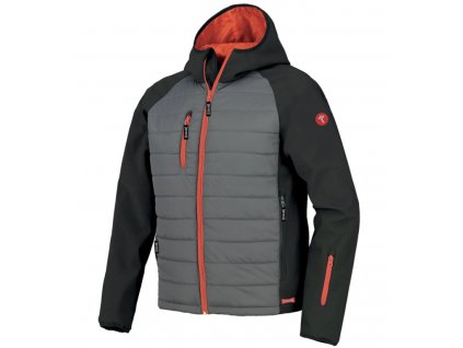 ISSA BONNY 4094B softshellová bunda (Barva šedá, Velikost XL)