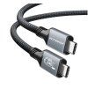 ULT USB4 USB-C 40Gbit kabel  M-M  až 240W, až 8K@60Hz - 80cm opletený