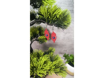 Náušnice s lapisem lazuli na chirurgické oceli