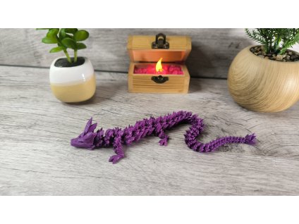 Dráček CRYSTAL – interaktivní 3D tištěná hračka s magickým designem!