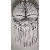 Strom života – Český lapač snů z macramé ve vikingském stylu  Boho dekorace s mystikou – ručně vyráběný originál z české tvorby