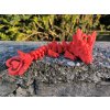 Kloubový drak - Pohyblivá fantasy figurka z 3D tiskárny  Kloubový drak – česká hračka z 3D tiskárny pro děti i dospělé