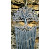 Strom života – Český lapač snů z macramé ve světlém provedení  Boho dekorace s lehkostí – ručně vyráběný originál z české tvorby
