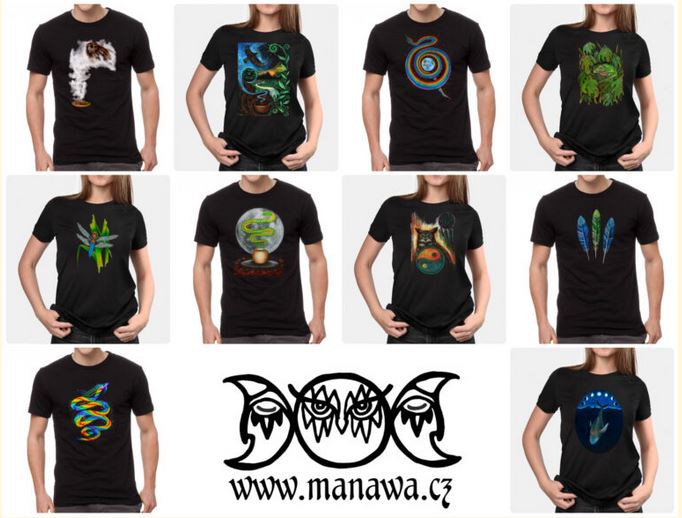 Manawa - krásná trička pro podporu pralesa