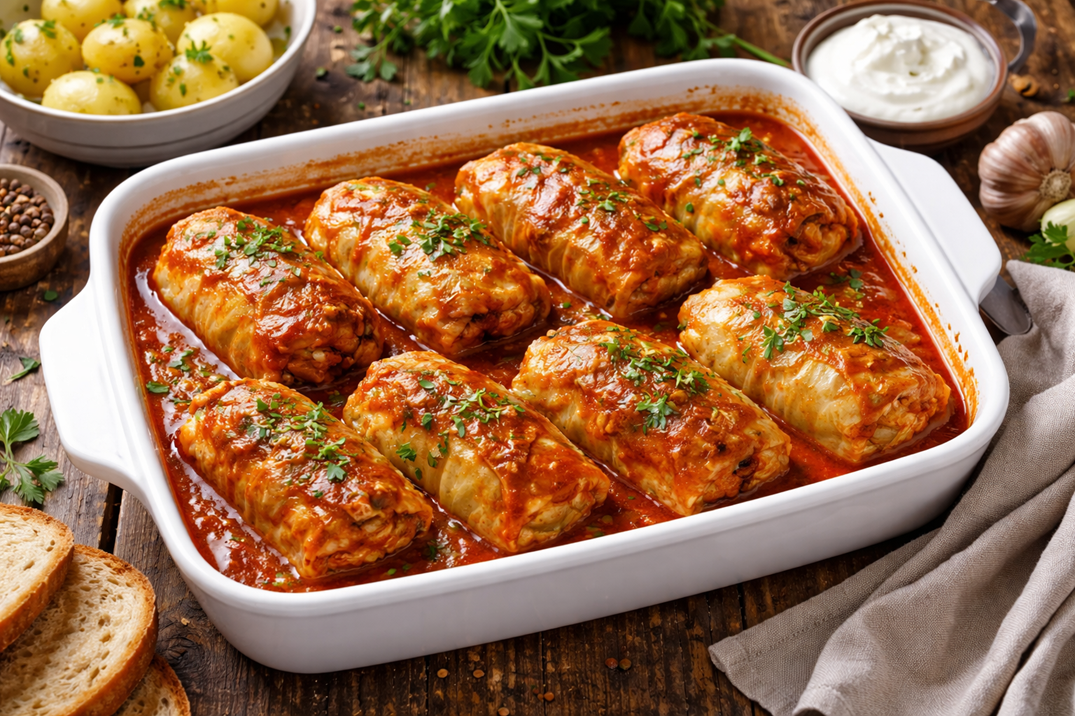 Holubce z předpřipravených zelných listů: rychlý a chutný recept