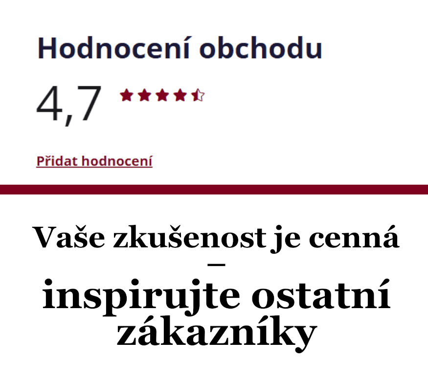 Ohodnoťte náš eshop a pomozte ostatním