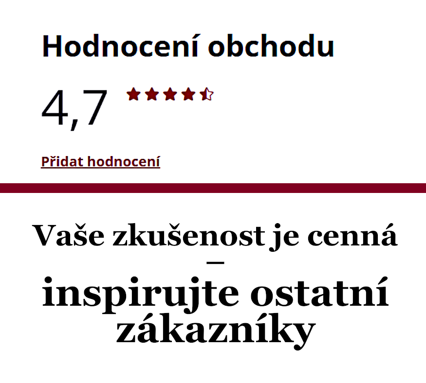 Ohodnoťte náš eshop a pomozte ostatním