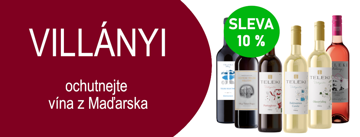 Maďarská vína sleva 10% villányi