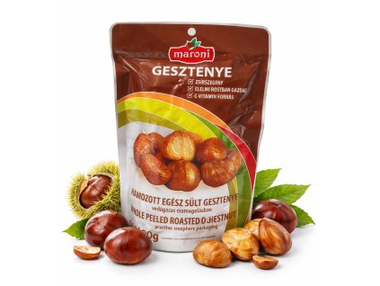 pečené loupané kaštany