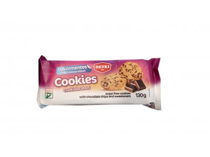 Cookies s kousky čokolády, bez cukru