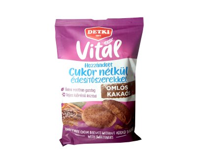 Vitál sušenky bez přidaného cukru kakaové