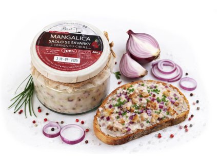 mangalica sádlo se škvarky z mangalice