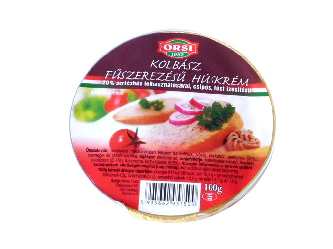 Orsi masový krém s klobásou 100 g