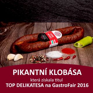 🌶️✨ Zažijte výjimečný chuťový zážitek s Pikantní klobásou Tóalmáse! Tato TOP DELIKATESA z GastroFair Víno a Delikatesy...