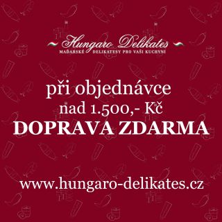 🌶️ Uzeniny, vína, těstoviny i další maďarské speciality až k vám domů! Při objednávce nad 1 500 Kč máte dopravu ZDARMA 🚚 👉...