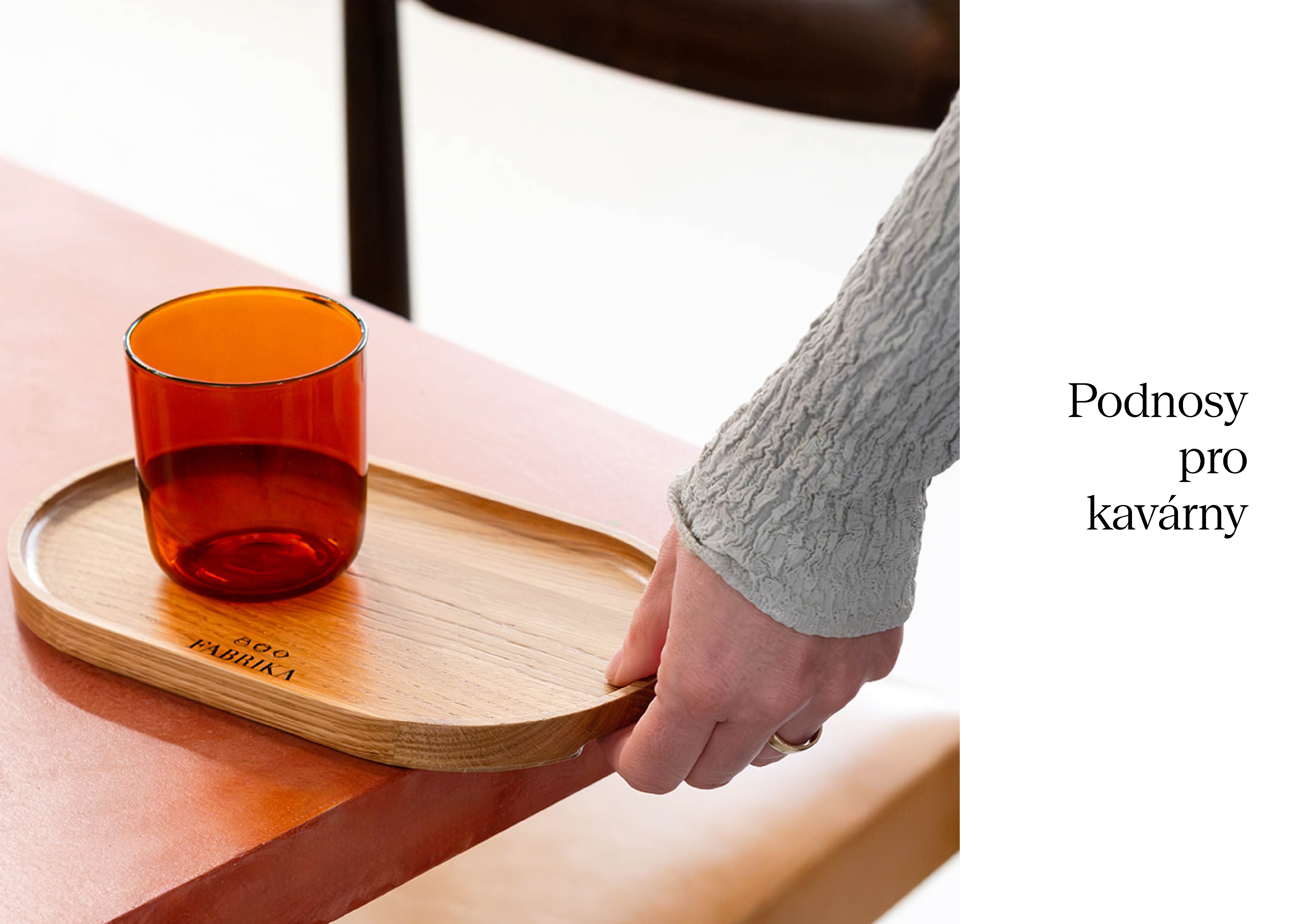 Podnosy pro kavárny a restaurace