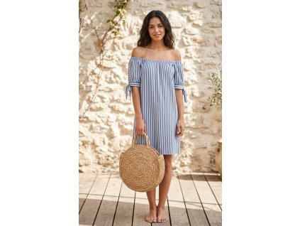 proužkované šaty Mila