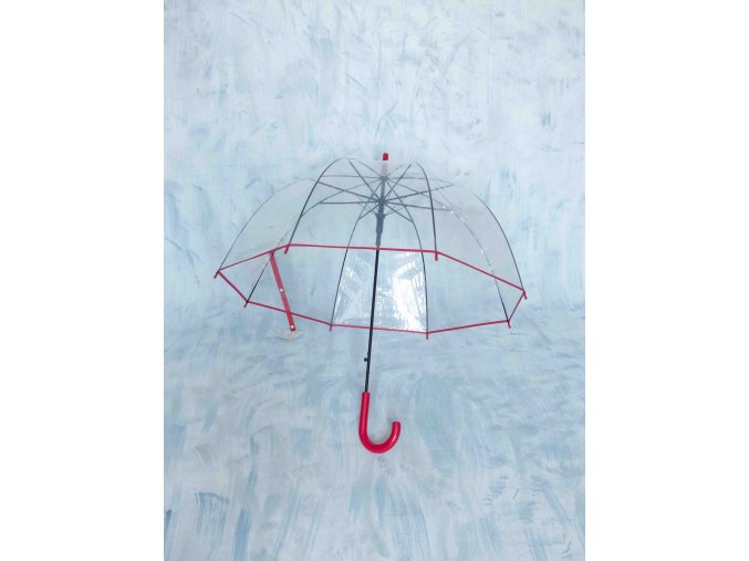 průhledný deštník