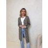 pruhovaný cardigan