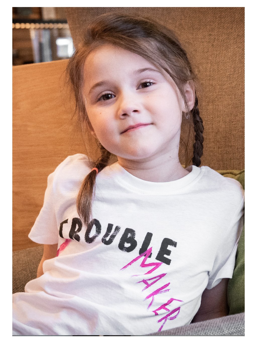 Dětské triko Troublemaker pink