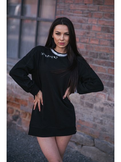 mikinové dámské šaty