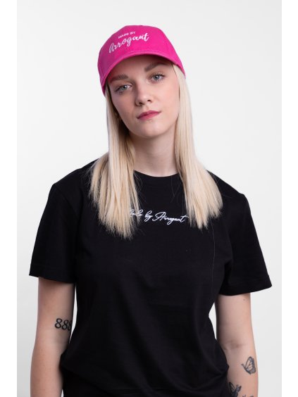 Růžová kšiltovka Made by Arrogant