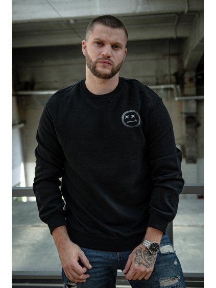 Pánská mikina bez kapuci