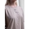 Nude triko I don`t play nice oversize Made by Arrogant