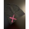 Čepice pink cross SALE