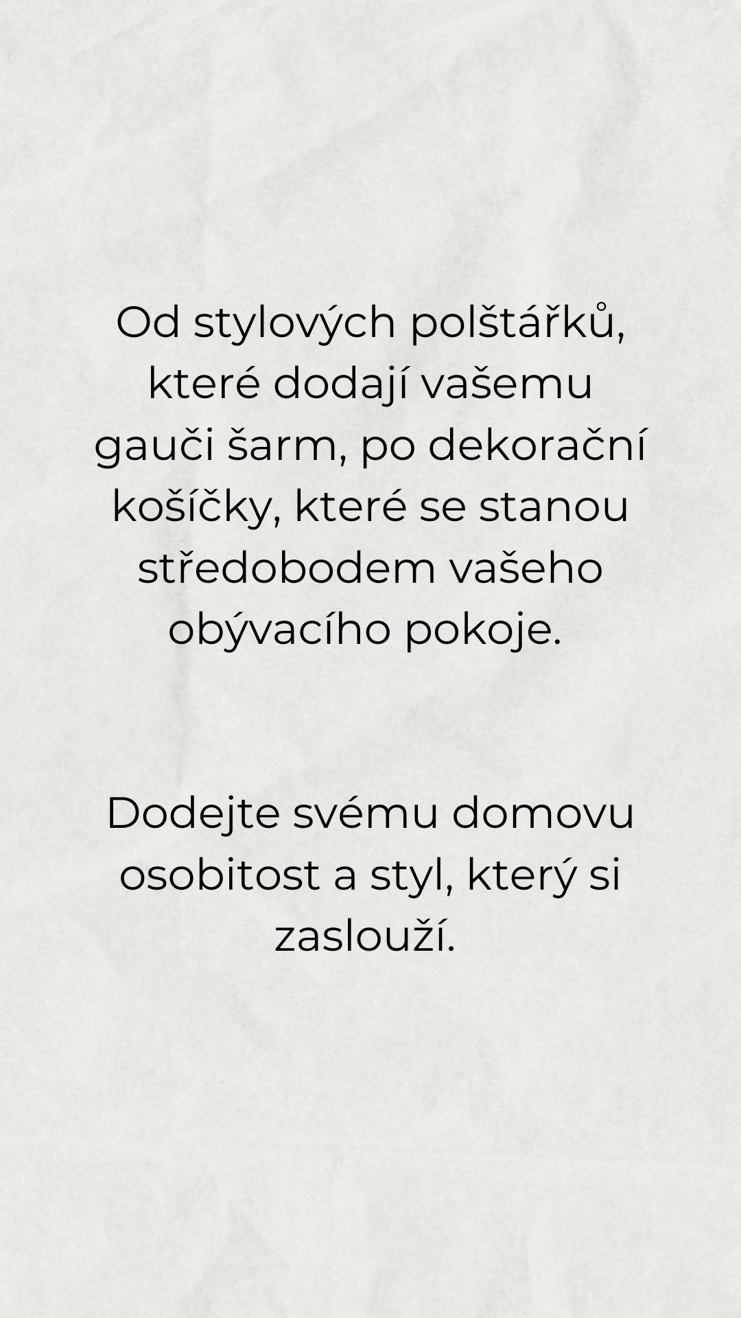 Od stylových polštářků