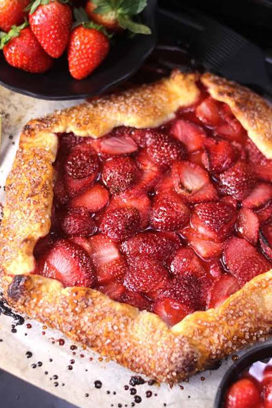 Galette s jahodami