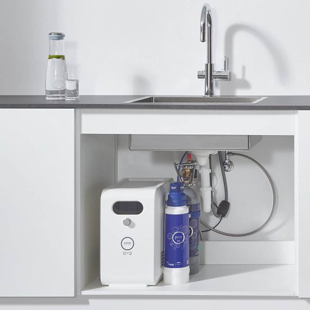 Vodní baterie v kuchyni