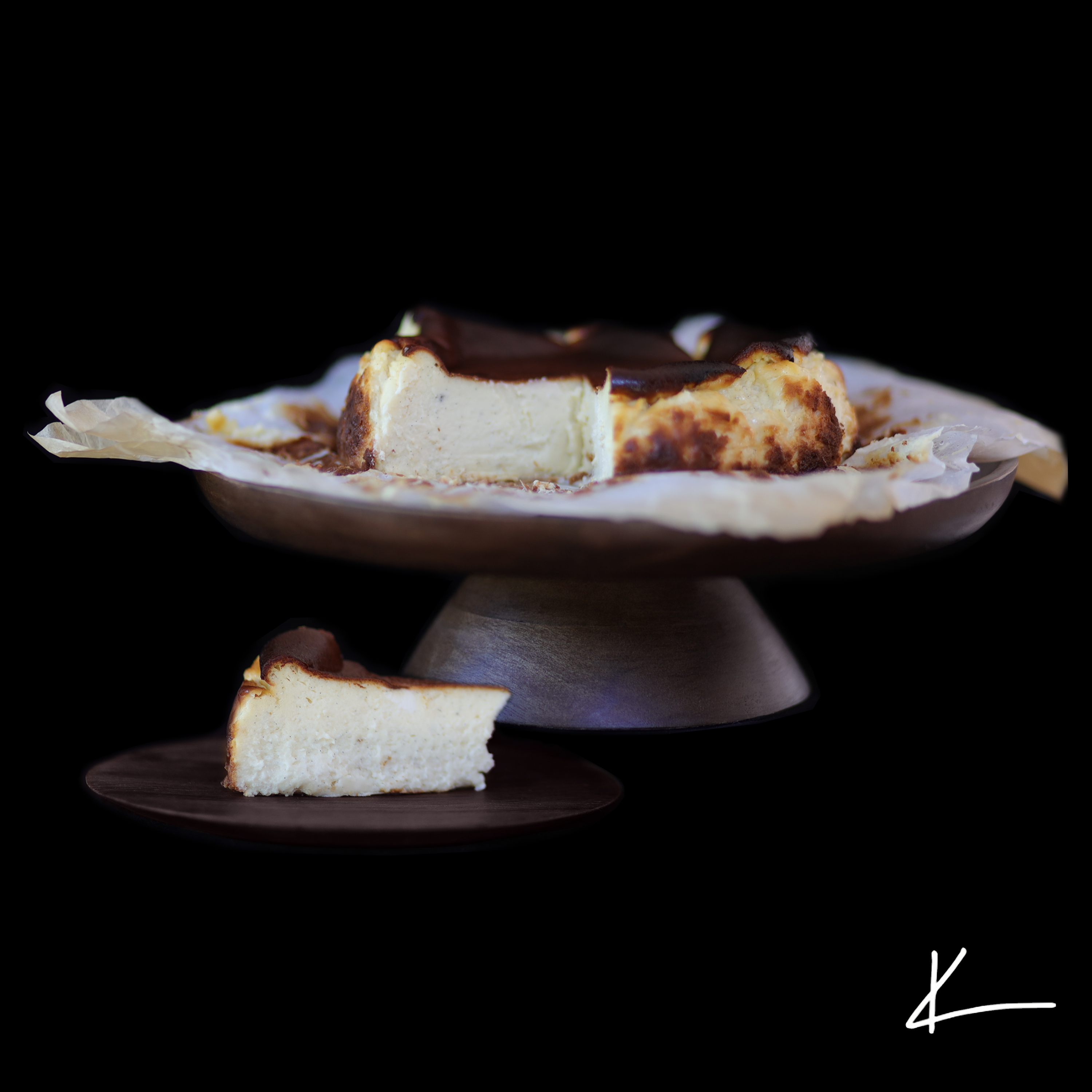 Basque cheesecake