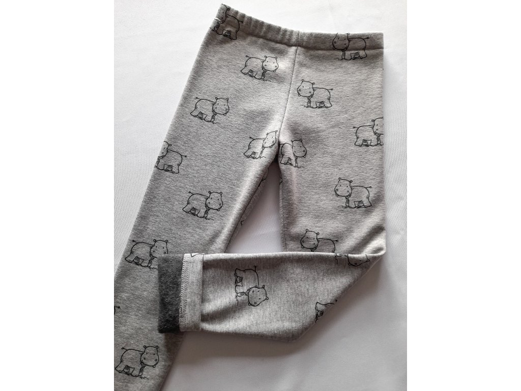 HIPPO GRAY LEGGINGS Velikost: 86