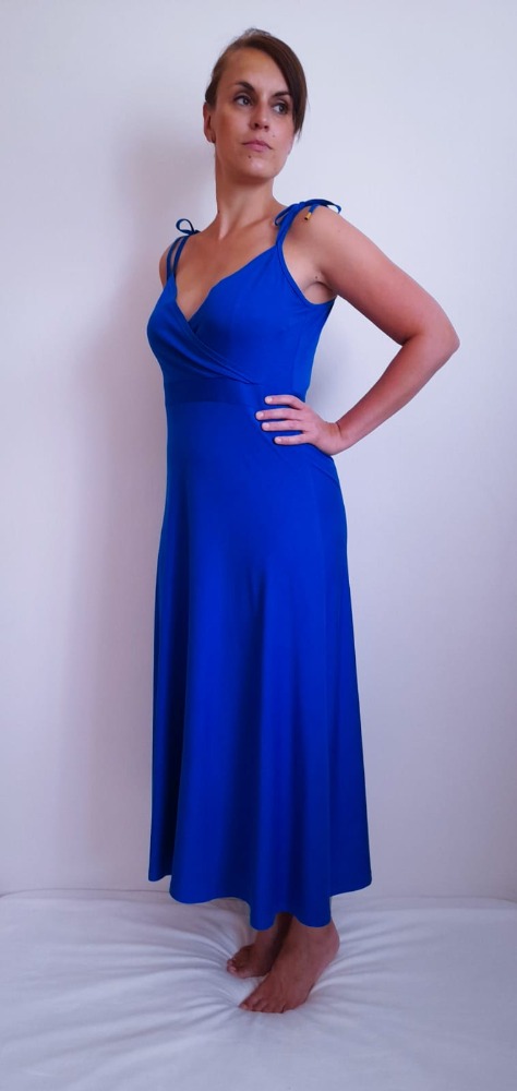 DRESS ROYAL BLUE Velikost: M