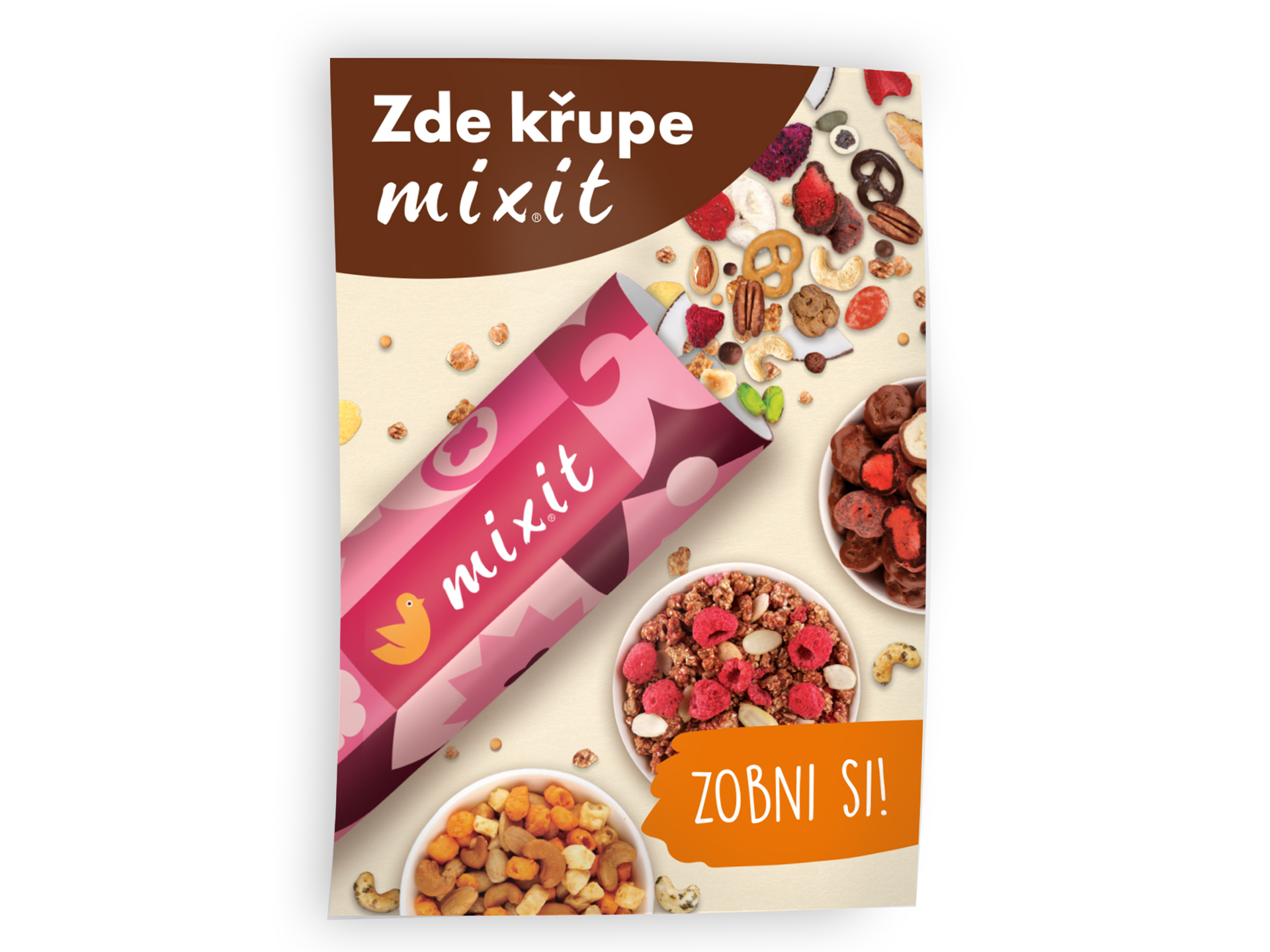 Křupavé lyofilizované ovoce