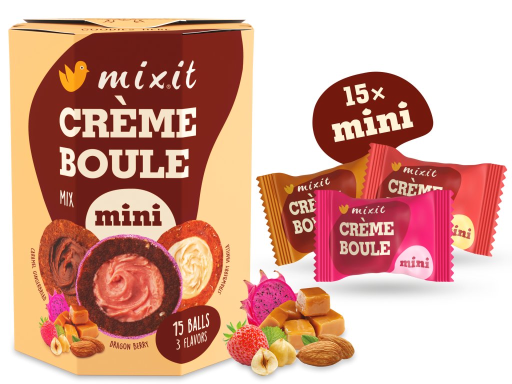 Creme boule MINI mix maly osmihran produktovka1