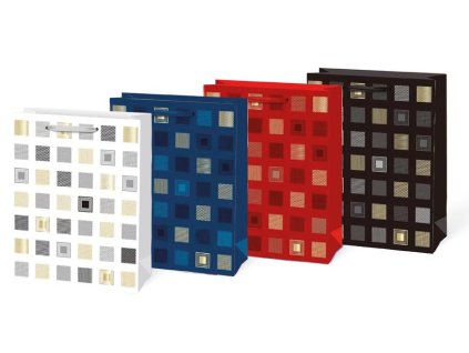 Dárková taška 18x24x8 M LUX mix č.50