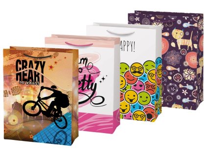 Dárková taška 26x34x14 T5 mix č.74