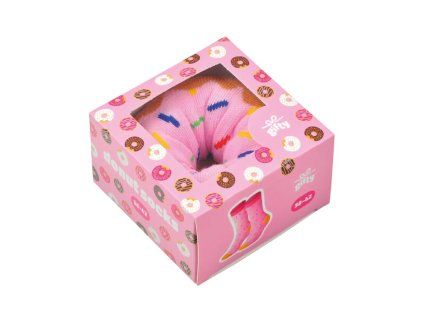 Ponožky - Donut růžový 38-42