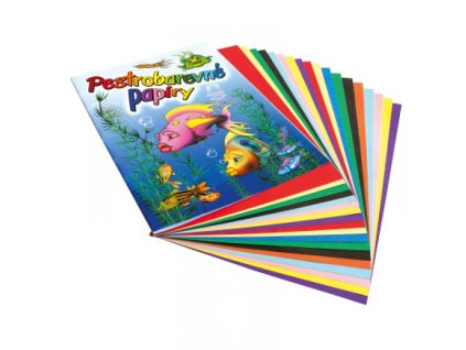Složka barevných papírů 20 listů A4