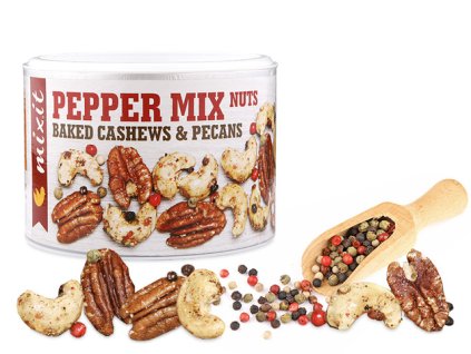 Oříšky z pece - čtyři druhy pepře