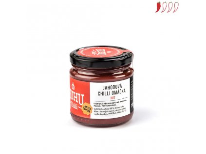 Jahodová chilli omáčka - hot