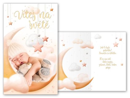 Blahopřání Vítej na světě T