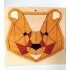 Medvěd puzzle - pinie