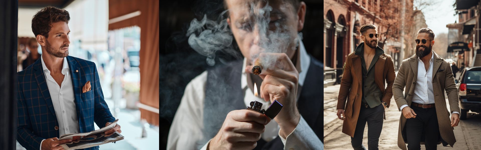 Úspěšní muži,  muž s doutníkem, muž v obleku