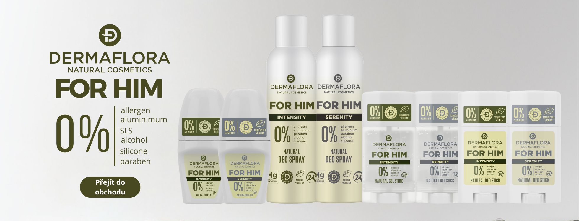 Produkty dermaflora FOR HIM  pr mužov